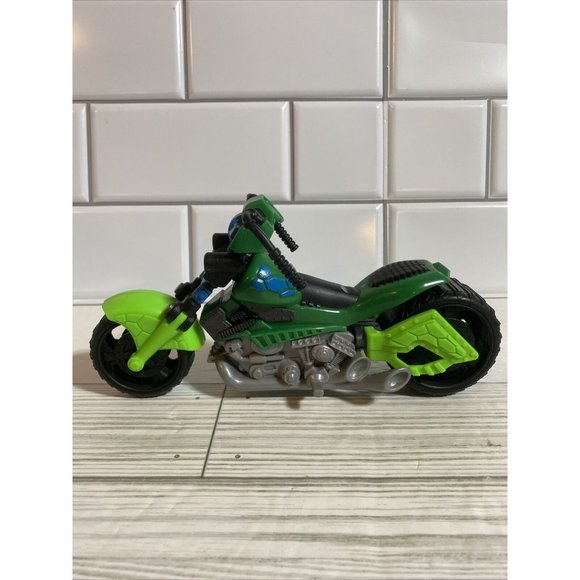 Playmates 2014 Teenage Mutant Ninja Turtles Bike Motorcycle Vehicle Green Black - Picture 1 of 6